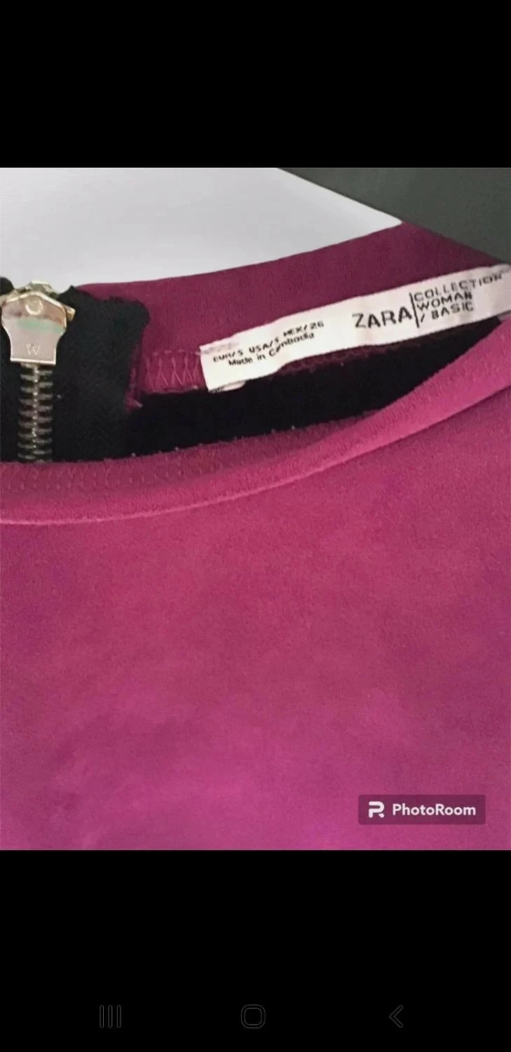 Top de terciopelo Zara – photo 3